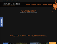 Tablet Screenshot of holtum-rejser.dk